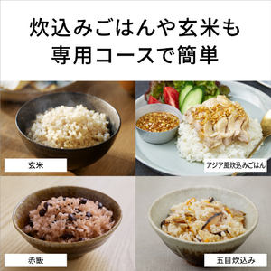 パナソニック 可変圧力IHジャー炊飯器(1升) Bistro ブラック SR-X918E-K-イメージ12