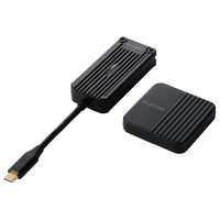 エレコム ワイヤレスHDMI送受信機(1対1) ブラック DH-CW4K110BK