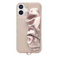 ユニケース iPhone 16 Plus用Classy Scrunchie Case ピンク UNI-CSIP24L-2CSPK