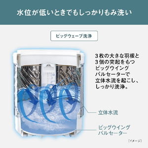 パナソニック 全自動洗濯機 洗濯・脱水容量6kg ライトベージュ NA-F6B5-C-イメージ4