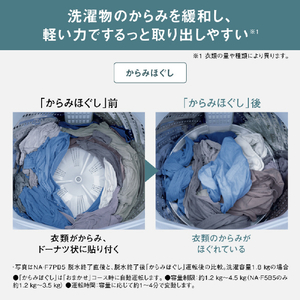 パナソニック 全自動洗濯機 洗濯・脱水容量6kg ライトベージュ NA-F6B5-C-イメージ6