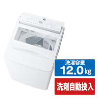 東芝 全自動洗濯機(インバーター洗濯機) ZABOON グランホワイト AW-12DPB6(W)