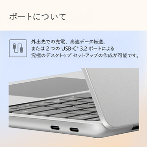 マイクロソフト Surface Laptop 13 インチ(Snapdragon X Plus/16GB/512GB) Surface Laptop プラチナ EP2-31937-イメージ13