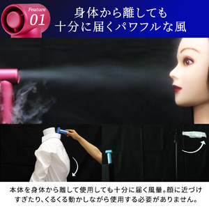 ドクターエア エアロジェット ブラック GFA-01BK-イメージ2