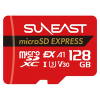 SUNEAST 最大読込速度：890MB/s最大書込速度550MB/s microSD Express Card SE-MSE128G20P1F