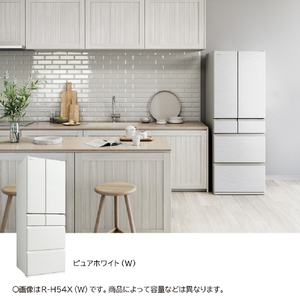 日立 【フレンチドア】485L 6ドア冷蔵庫 ピュアホワイト RH49XW-イメージ4