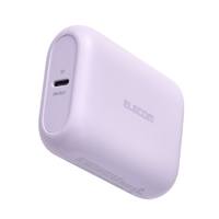 エレコム 残量表示機能付きコンパクトモバイルバッテリー(10000mAh/22．5W) パープル DE-C90L-10000PU