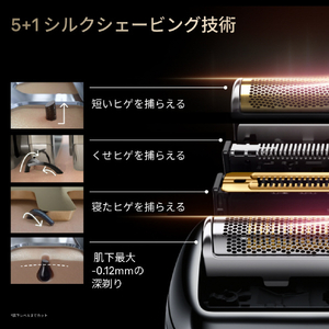 ブラウン 4枚刃シェーバー シルバー NEVO11000C-イメージ6