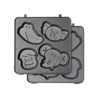 LITHON たべっ子どうぶつカステラメーカー 入れ替えプレート 替えプレートB KDZY-026B