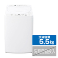 SHARP 5．5kg全自動洗濯機 ホワイト系 ES-GE5K-W