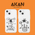 AKAN iPhone 14 Pro用ソフトクリアケース ワンにゃんバースデー AK23551I14P-イメージ2