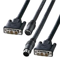 サンワサプライ DVI工事配線ケーブル（シングルリンク・10m） ブラック KC-DVI-K100
