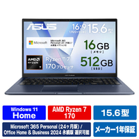 ASUS ノートパソコン ASUS Vivobook 15 (M1502NAQ) オリジナル M1502NAQ-R7165WSBUE6