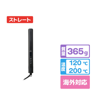 テスコム マイナスイオン ストレートアイロン ブラック TS360A-K-イメージ1