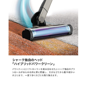 シャークニンジャ EVOPOWER SYSTEM iQ+ コードレススティッククリーナー CS850JGYAE-イメージ4