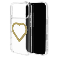 ラスタバナナ iPhone18 Pro/17Pro用 ＭＩＧＮＵ　ハイブリッドケース　ラメＧＤ クリア 9652IP6BHPMGD