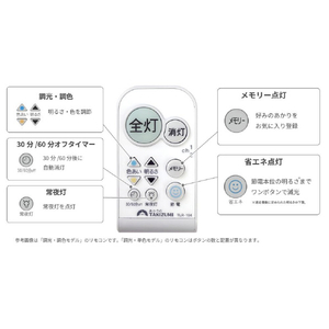 タキズミ ～14畳 LED洋風シーリングライト オリジナル TGD14548-イメージ4