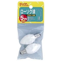 エルパ ローソク球 2個入り G-11H(W)