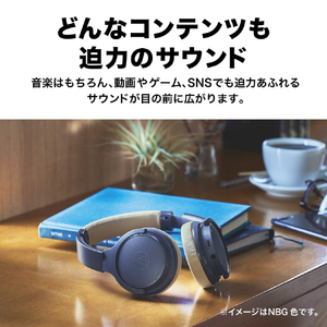 オーディオテクニカ ワイヤレスヘッドホン ブラックレッド ATH-S220BT BRD-イメージ15