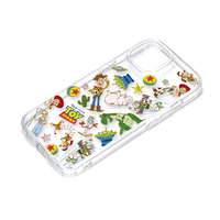 PGA iPhone 15 Plus用クリアハイブリッドケース トイ・ストーリー PG-D23CPT05TOY