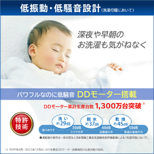 東芝 10．0kgインバーター洗濯乾燥機 ZABOON ボルドーブラウン AW-10VP4(T)-イメージ9