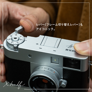 富士フイルム コンパクトデジタルカメラ Xシリーズ チャコールシルバー FXHALF1CSJP-イメージ7