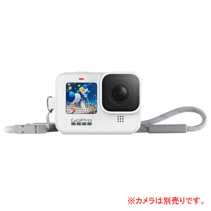 GoPro HERO9 Black用スリーブ+ランヤード ホワイト ADSST-002-イメージ3