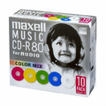 マクセル 音楽用CDーR「カラーMIX」 ＭＩＸ CDRA80MIXS1P10S