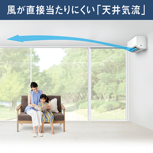 ダイキン 「工事代金別」 10畳 フィルター自動清掃 エアコン e angle select Fシリーズ ATF28ASE6-WS-イメージ11