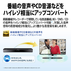 シャープ 4TB HDD/4Kチューナー内蔵ブルーレイレコーダー AQUOS ブルーレイ 4B-C40GT3-イメージ5
