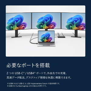 マイクロソフト Surface Laptop(第 8 世代) 13．8インチ Snapdragon  X2 Plus/16/256 プラチナ EP2-68055-イメージ13