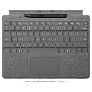 マイクロソフト Surface Pro 13 インチ キーボード(ペン収納付き/スリム ペン付き) プラチナ 8X6-00232-イメージ1