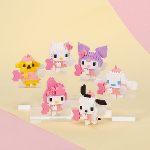 カワダ ナノブロック ポムポムプリン 夢みるエンジェル ポムポムプリン 夢みるエンジェル NBCC278ﾌﾟﾘﾝﾕﾒﾐﾙｴﾝｼﾞｴﾙ-イメージ6