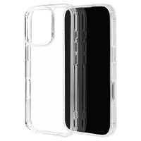 ラスタバナナ iPhone 16 Pro用ハイブリッドケース TPU×PC クリア 8205IP461PHPCL