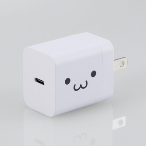 エレコム USB Power Delivery 20W AC充電器(C×1) しろちゃん MPA-ACCP6820WF-イメージ1