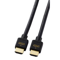 エレコム ウルトラハイスピードHDMI(R)ケーブル(2m) ブラック CAC-HD21E20BK2