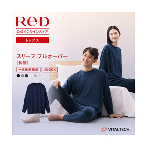 MTG ReD バイタルテック スリープ プルオーバー長袖 S ReD ブルー Sサイズ VW-AO-12A-S-イメージ2