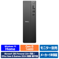 DELL デスクトップパソコン Dell スリム ECS1250 ブラック SD40-GHM3D