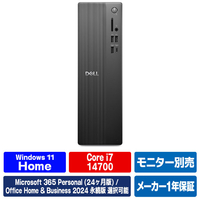 DELL デスクトップパソコン Dell スリム ECS1250 ブラック SD60-GHM3D