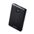 エレコム 半固体モバイルバッテリー(5000mAh/22．5W) ブラック DE-C85-5000BK