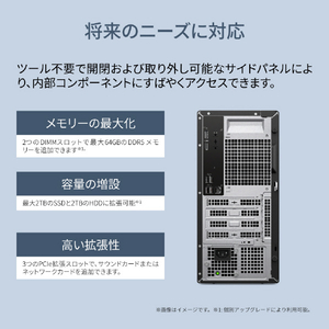 DELL Dell タワー ECT1250 ブラック DAD70-GHD-イメージ4