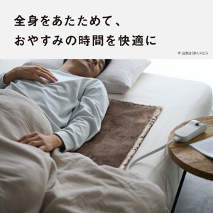 パナソニック 電気しき毛布(シングルSサイズ) ベージュ DB-U13T-C-イメージ4