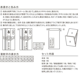 デザインフィル 祝儀袋 金封 結婚祝 染め紙 白練 FC497SU-25602006-イメージ7