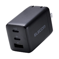 エレコム USB Power Delivery 67W AC充電器(C×2+A×1) ブラック MPA-AC10367BK