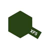 タミヤ エナメル XF-5 フラットグリーン TｴﾅﾒﾙXF5N