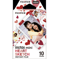 富士フイルム チェキMINIフィルム INSMINIHEARTSKETCHWW1