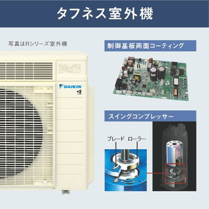 ダイキン 「標準工事代金半額」 10畳 フィルター自動清掃 エアコン e angle select Fシリーズ ATF28ASE5-WS-イメージ15