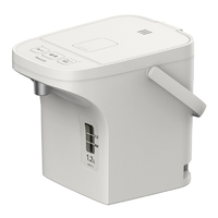 ピーコック 電気ポット(電動給湯式)早沸きタイプ アッシュホワイト WMR-12