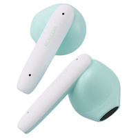 エレコム 完全ワイヤレスBluetoothヘッドホン マカロングリーン LBT-TWS17CSGN