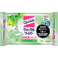 KAO クイックルワイパー 立体吸着ウエットシート シトラスハーブ16枚 F035225